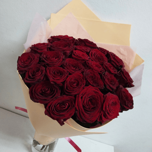 Bouquet of 25 red roses