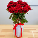 12 red roses