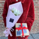 Kombination Tulpe und Erdbeere