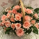 Flower basket 'Delicate petals'