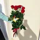 Bouquet of 7 Red Roses 80 cm