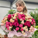 Flower basket 'pink dreams'