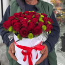 Flower box 'Red Roses In Box'