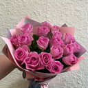 Blumenstrauß '19 Pink Roses Aqua'