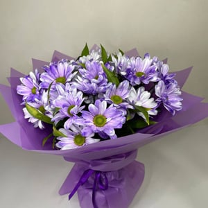 Bouquet of Chrysanthemums "Bacardi Violet"