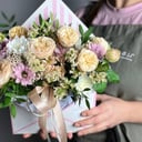 Blumenbox 'Komposition im Umschlag'