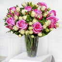 Bouquet 'Flowers for Girlfriend: Roses and Spray Roses'