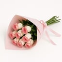 Bouquet 'Blush Nine - 8 Jumliya Roses Bunch'