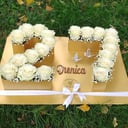 Blumenarrangement 'Ziffer der Rosen groß'