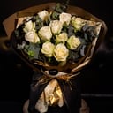 Bouquet of white roses
