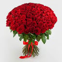 Bouquet of 101 roses "Red letter"