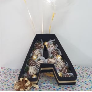 Box of chocolate-covered strawberries