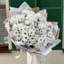 Bouquet '11 Chrysanthemums in Kraft Paper'