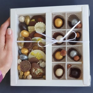 Nüsse in Schokolade