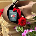 Bouquet 'Elegant Ferrari Red Rose'