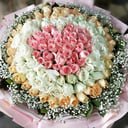 Blumenstrauß 'Ich vermisse dich im Herze'