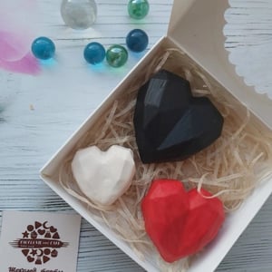 Set of 3 hearts