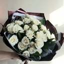 Bouquet of white roses
