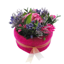 Blumenstrauß 'Rosalinda Steckschaum Torte'