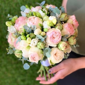 Spring bridal bouquet
