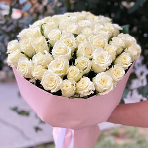 Bouquet '51 white rose'