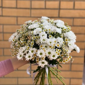Blumenstrauß 'Chrysanthemum and tanacetum'