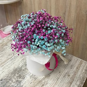 Boîte en gypsophile