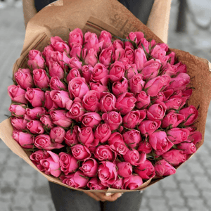 Bouquet '101 Pink Roses — Ace Pink'