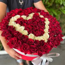 Blumen in einer Box 101 mit Herz