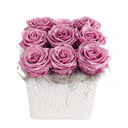 Arrangement 'Purple Roses Cube'