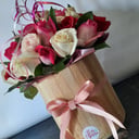 Flower box 'Pink love'