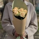 Bouquet of soft peach roses