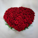 Flower basket 'Large heart-shaped composition'