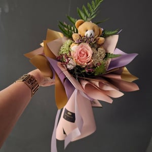 Teddy bear with rose No.2