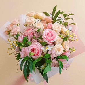 Ramo de Rosas y Margaritas