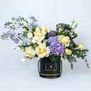 Flower box 'Elegant Mixed Floral Bouquet in Black Bo'