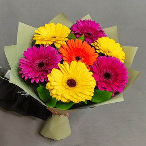 Bouquet of 7 gerberas