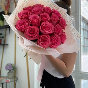 Blumenstrauß aus rosa Rosen