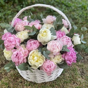 Flower basket 'Airy gloss'