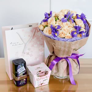 Attraction avec des bonbons et du café
