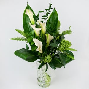 Bouquet de deuil : callas