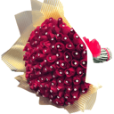 Bouquet of 100 roses