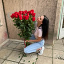 Blumenstrauß 'Rosen 120 cm'