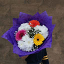Arrangement 'Bouquet of Gerberas, Chrysanthemums and Gypsophila'
