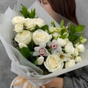 Composite bouquet in delicate shades of Exton