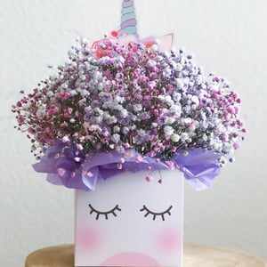 Blumenbox 'Komposition "Einhorn"'