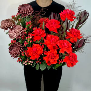 Blumenkorb 'Samtüberfluss'
