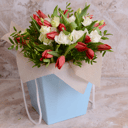 Flower box 'Spring is in the air: Tulips in a bag'