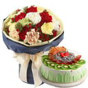 Bouquet 'Carnation Cake Delight'