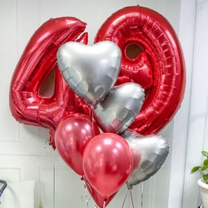 Set of balloons "Balloons with numbers 49"